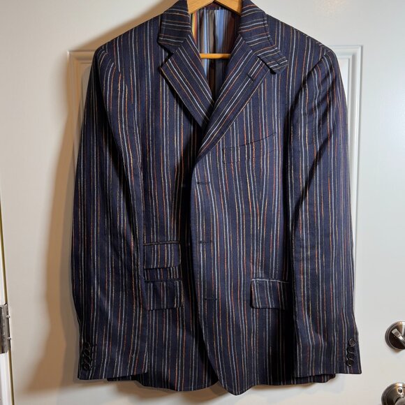 Etro Striped Blazer Men's 40R - Picture 1 of 12